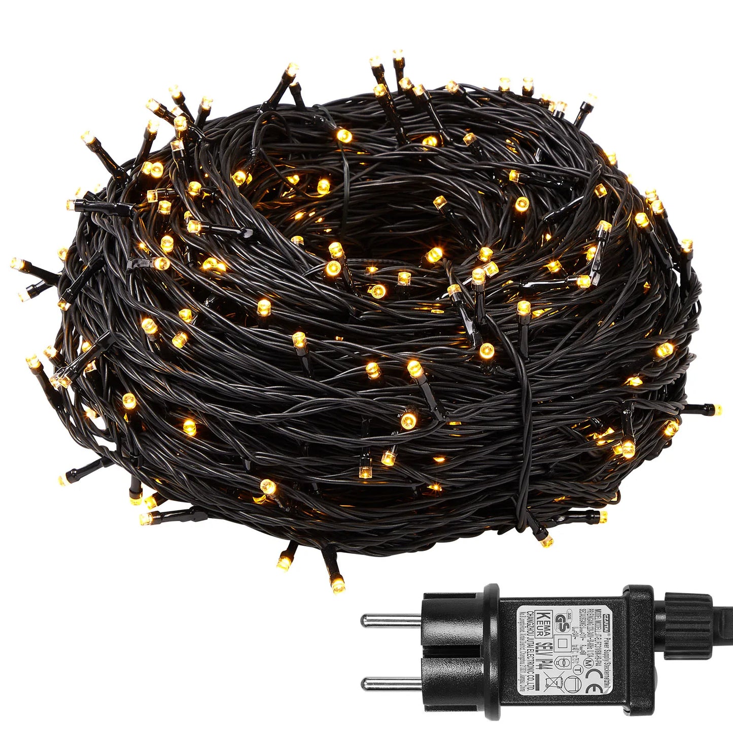 Outdoor Black Wire Fairy String Lights