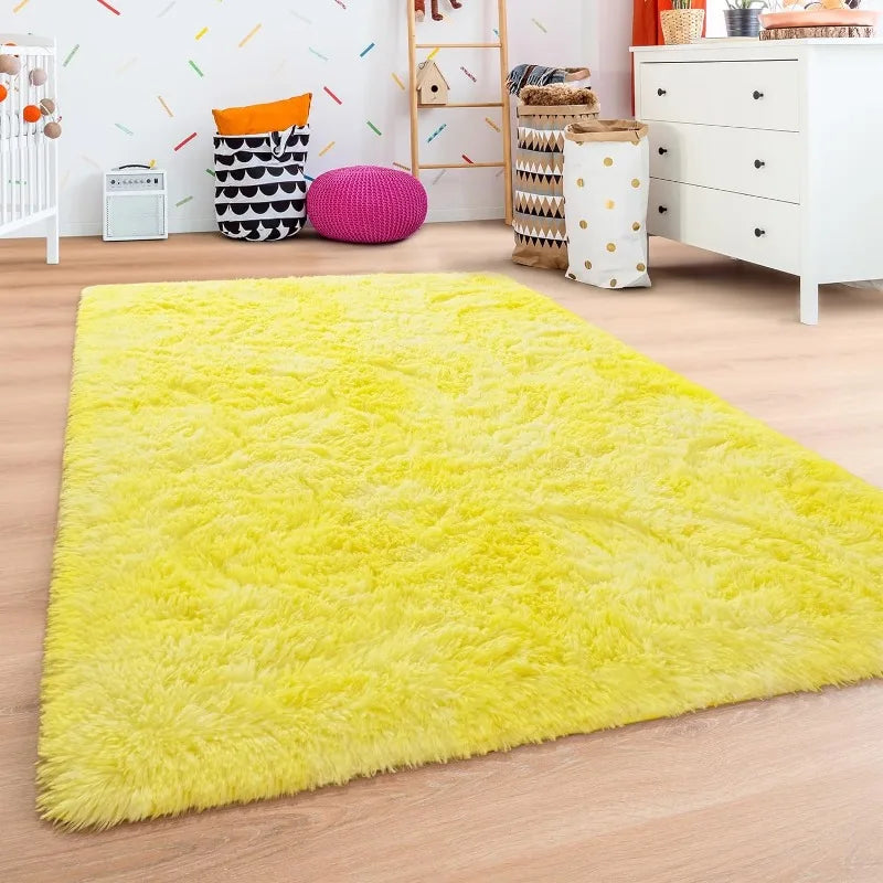 Indoor Soft Fluffy Bedroom Rug