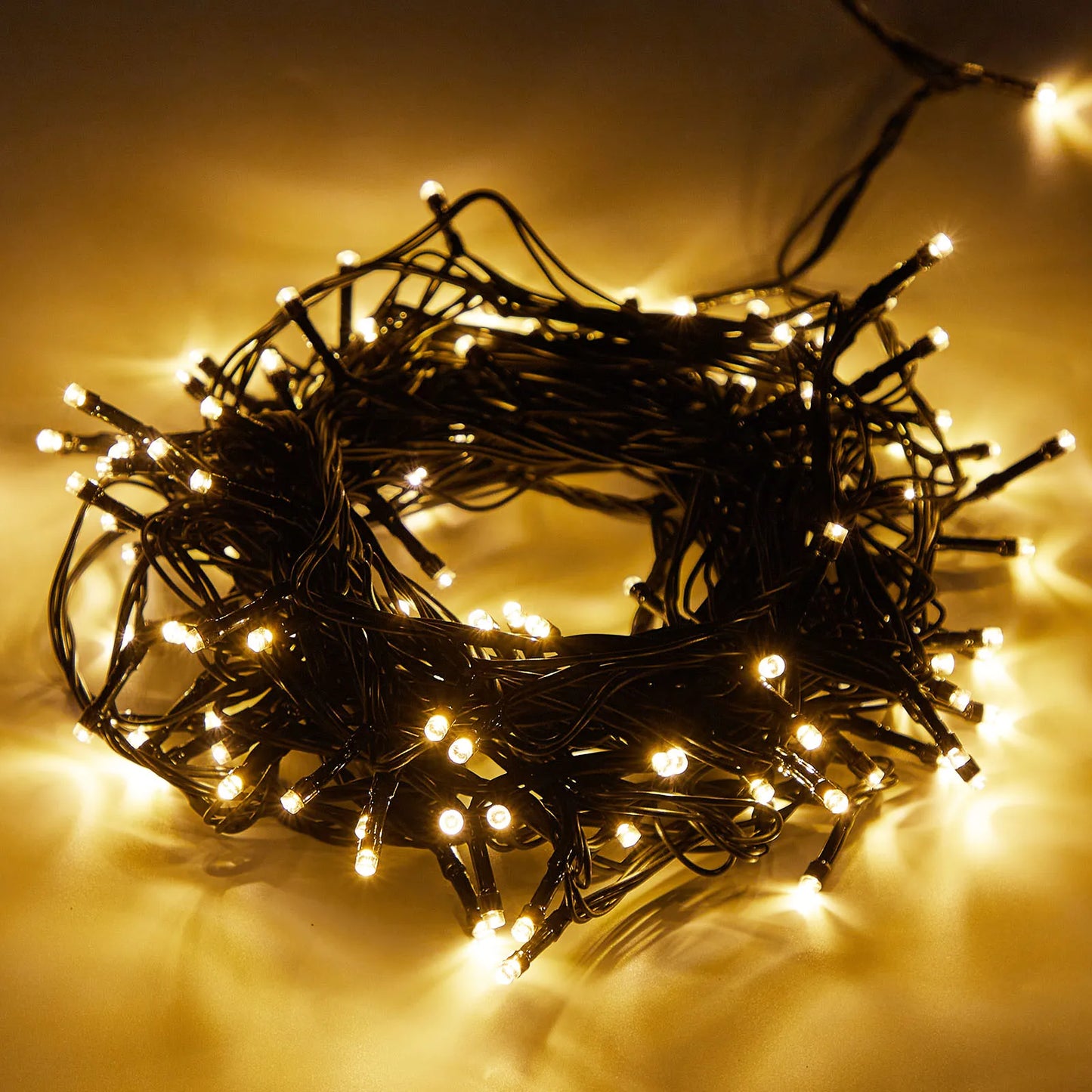 Outdoor Black Wire Fairy String Lights