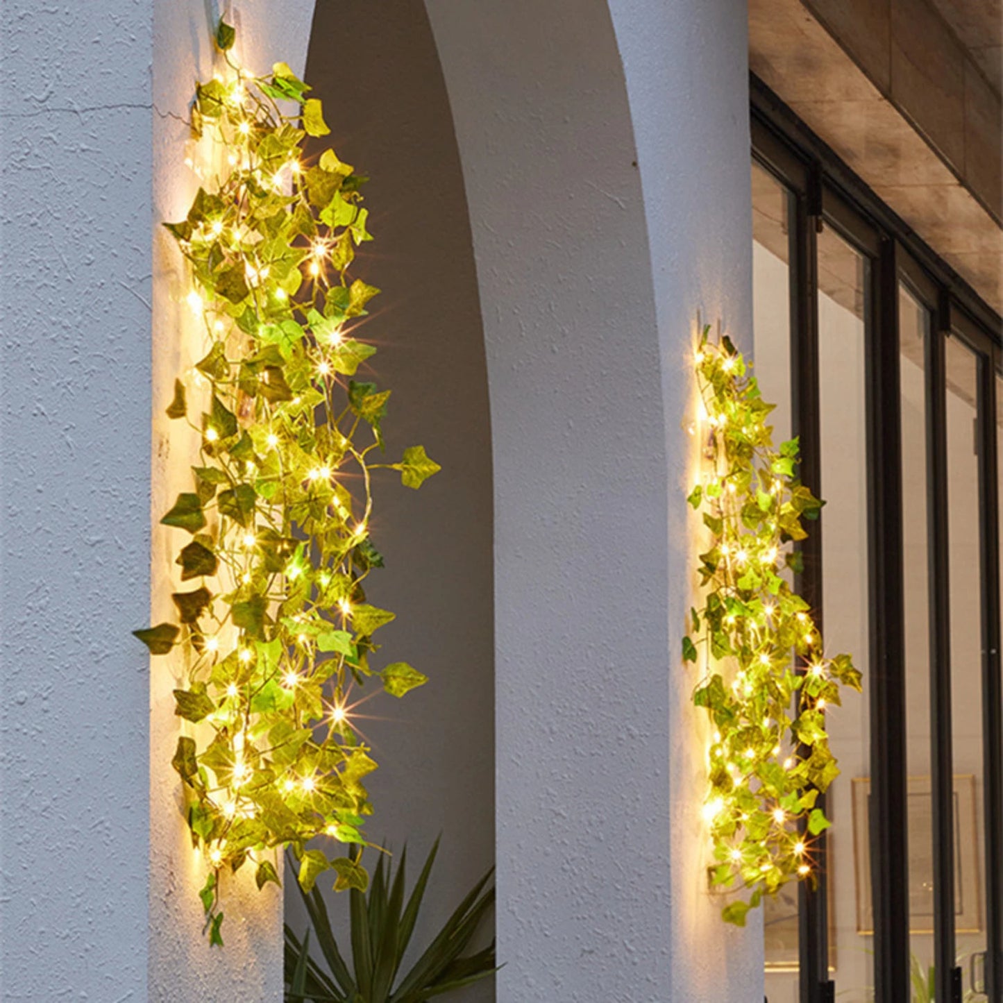 Beautiful Artificial Leaf Flower Lights