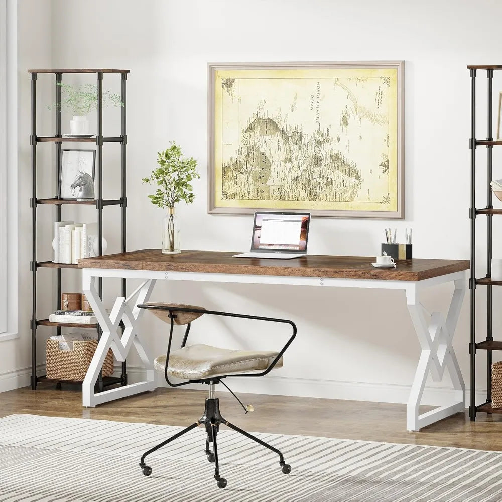 Large Modern Office Computer Desk