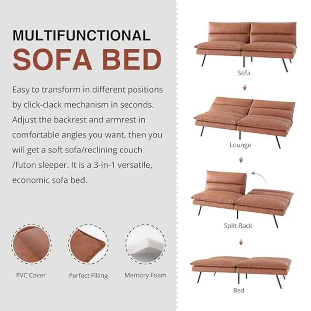 Adjustable Futon Sofa Bed