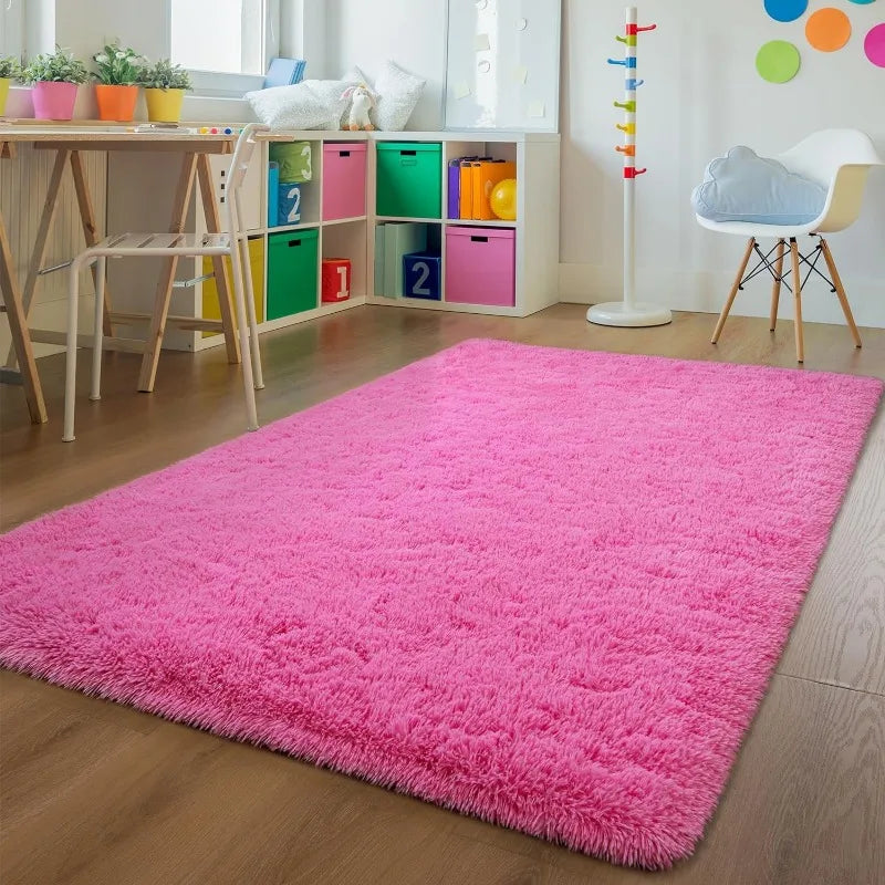 Indoor Soft Fluffy Bedroom Rug