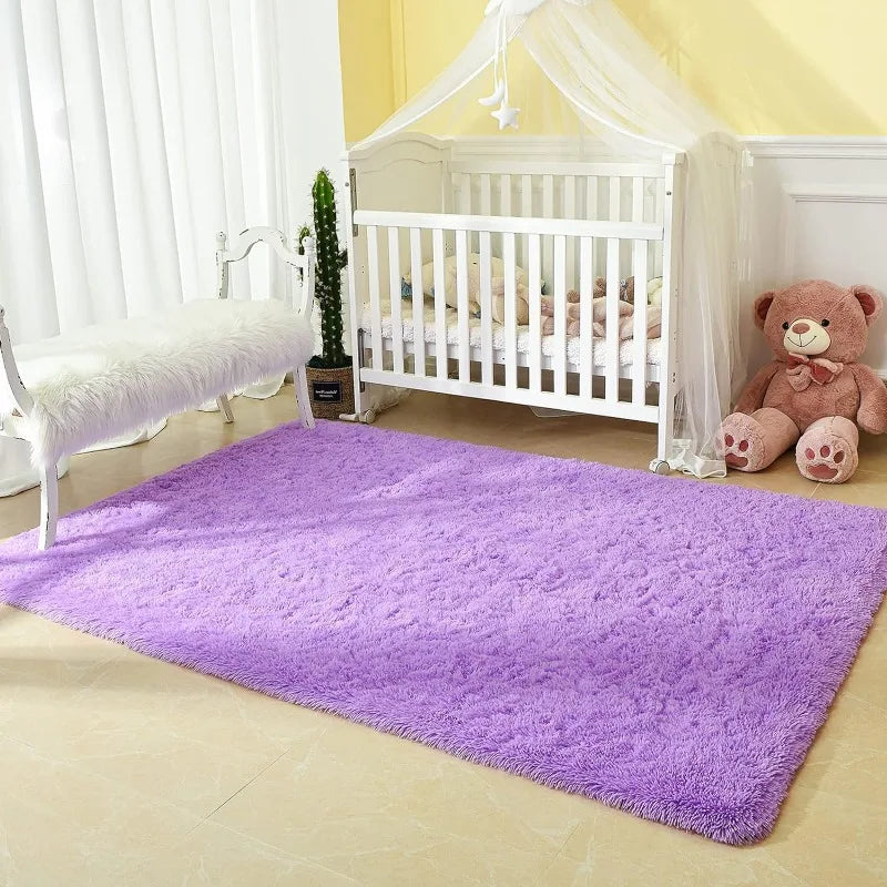 Indoor Soft Fluffy Bedroom Rug