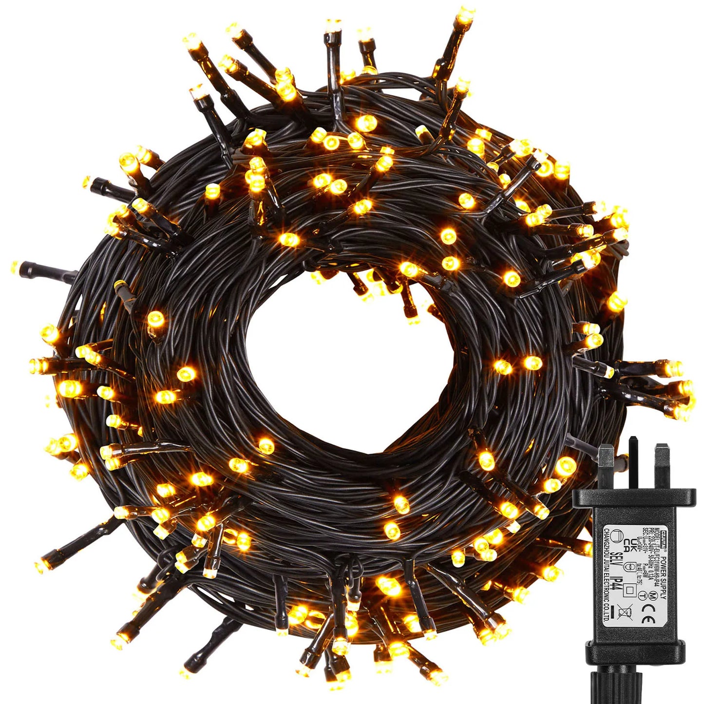 Outdoor Black Wire Fairy String Lights