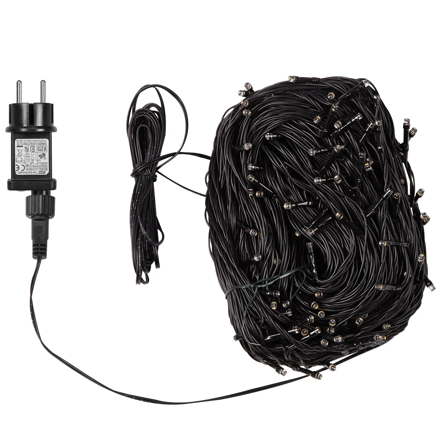 Outdoor Black Wire Fairy String Lights