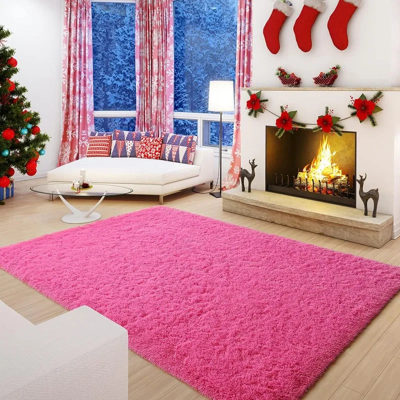 Indoor Soft Fluffy Bedroom Rug