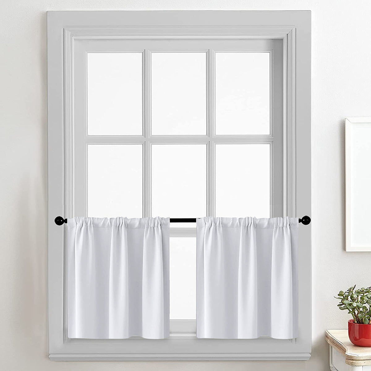 Solid Small Panel Curtains