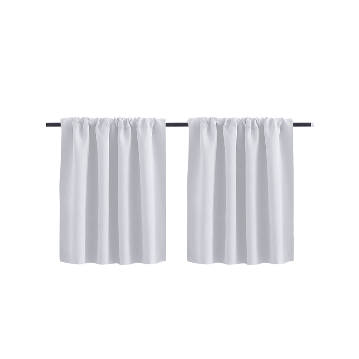 Solid Small Panel Curtains