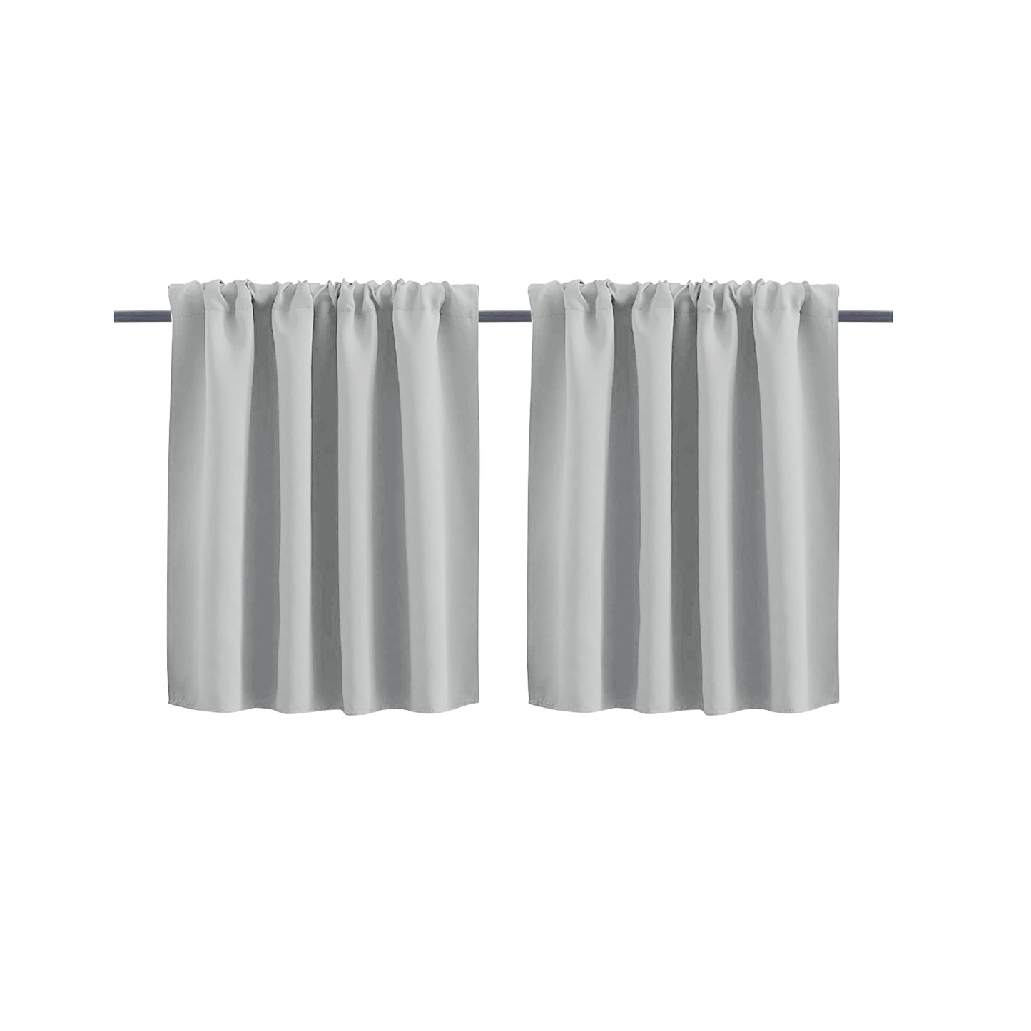 Solid Small Panel Curtains